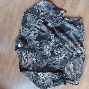 Ozark Trail men's flannel shirt camouflage hunting shirt